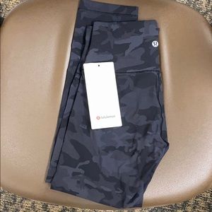 NEW Black Camo Lululemon leggings